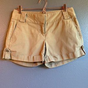 Express Women’s Chino Shorts Khaki Green